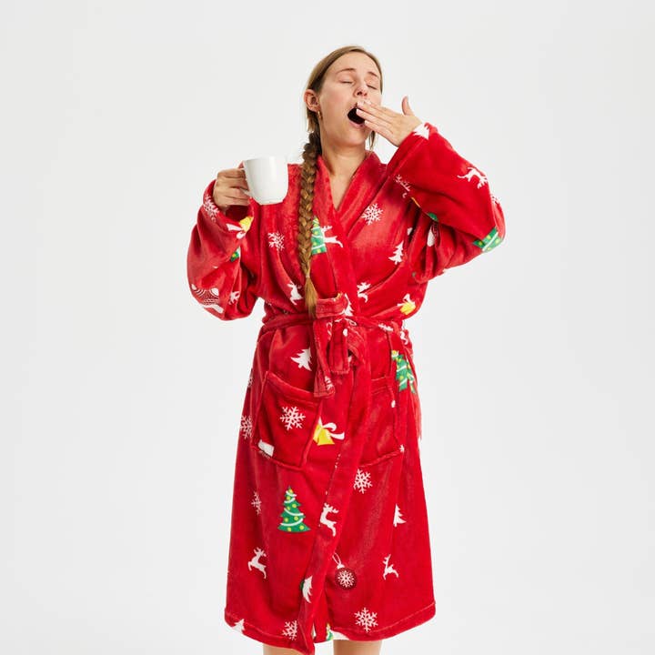 Badekåbe – Rød for wholesale by Happy Seasons