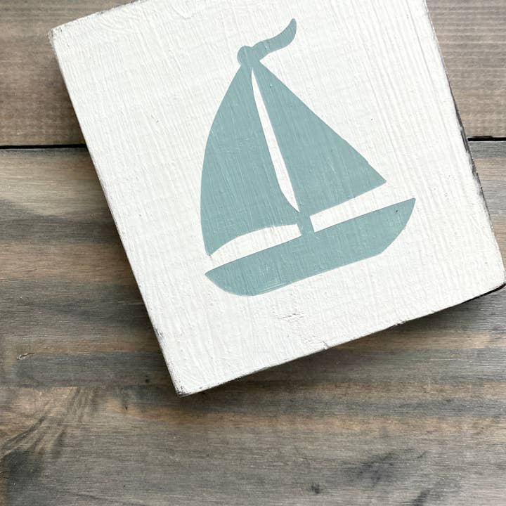 Anchored Soul Designs - Wholesale Sign - Sailboat Sign, nautical beach decor, coastal design, lake6