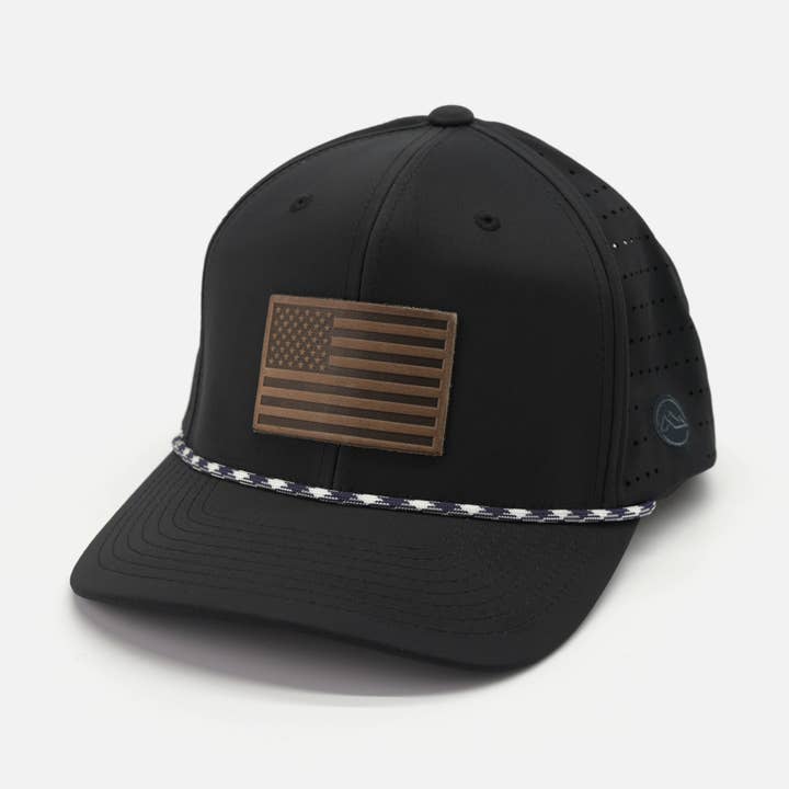 American Flag Sports Performance Hat for wholesale by Range Leather Co.