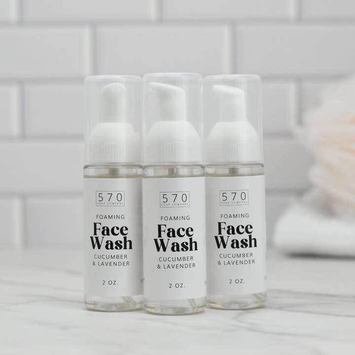 570 Soap Company - Vendita all'ingrosso Detergenti per il viso - Detergente schiumogeno per il viso - Cucumber Lavender1
