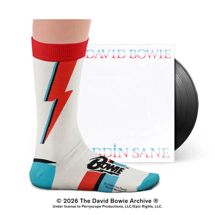 Aladdin Sane Socks for wholesale by Sock Affairs