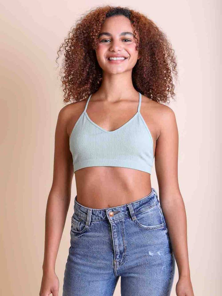 Leto Accessories - Venta al por mayor Brallete - Mujer - Leto Original - Bralette de malla con tatuaje y espalda racer7