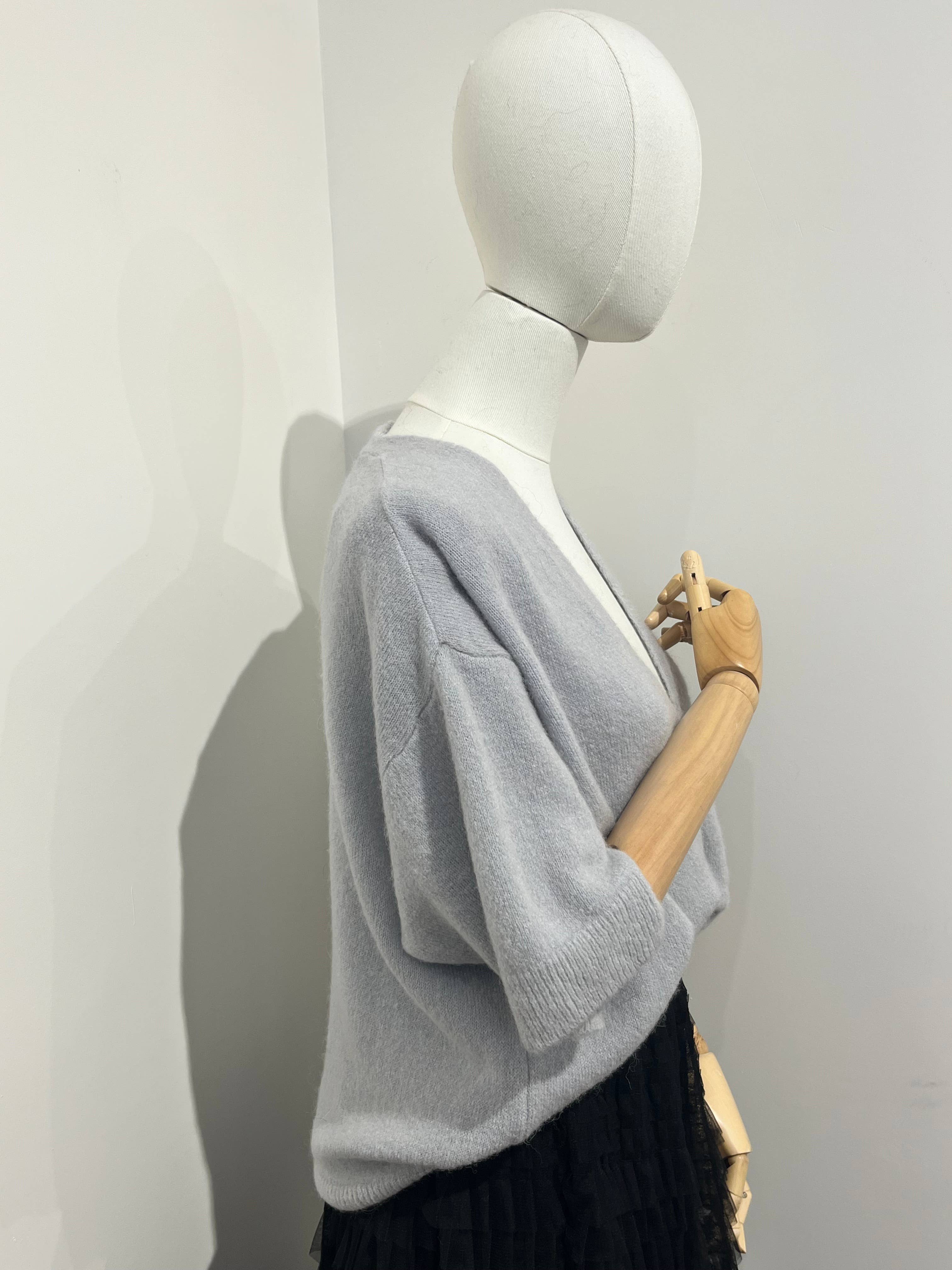 Orice – Engroshandel Cardigan - Dame – Kortærmet vest i 30% baby alpaka strik - Orice15