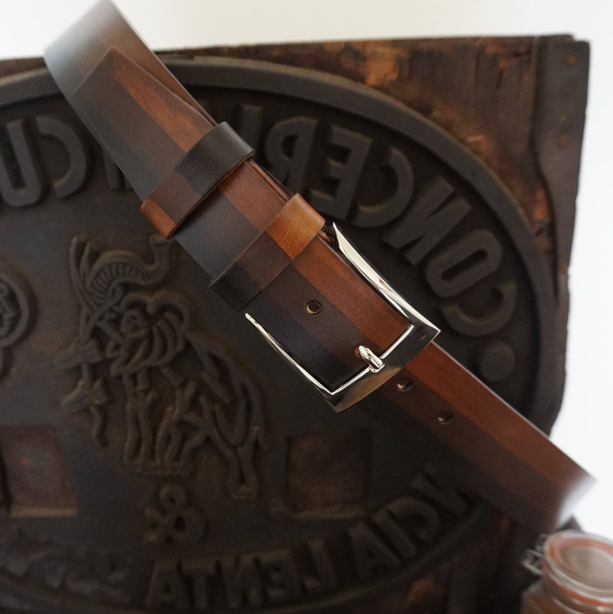 Mario Doni – Engroshandel Bælte - Herre – Håndlavet Læderbælte til Mænd i Italien til Jeans Groom #478