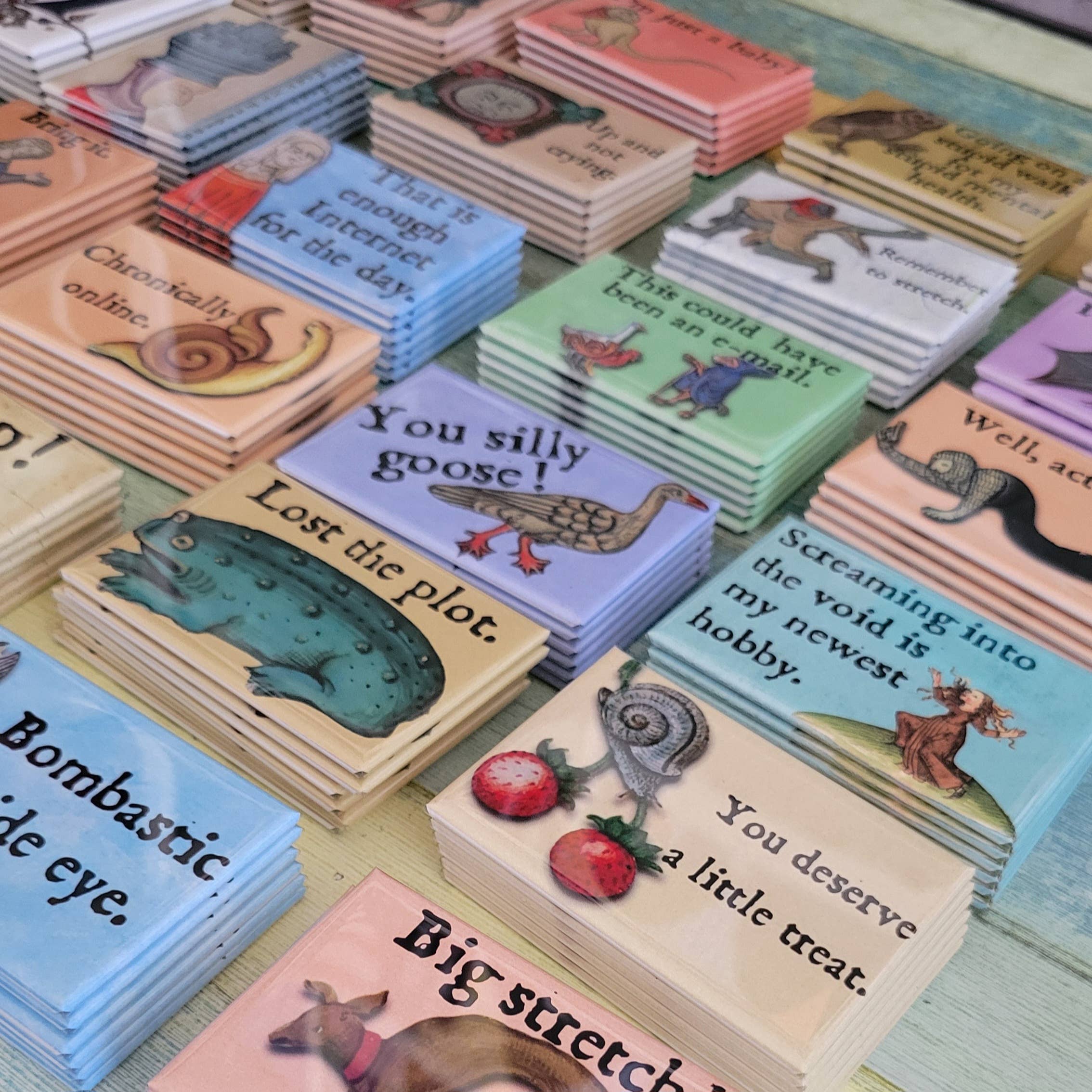 ChicalooKate - Wholesale Magnet - Medieval Marginalia Lost the Plot Frog Refrigerator Magnet 2