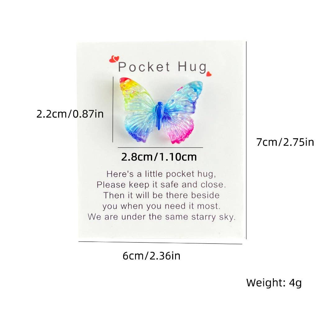 Magia Design - Wholesale Keepsake Coin/Token - Pocket Hug Gradient Butterfly – Your Tiny Source of Joy8