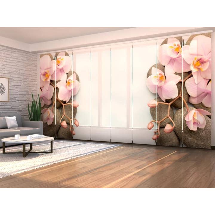 Lot de 8 rideaux à panneaux Vienna Orchid 2 pour la vente par IlyDecor