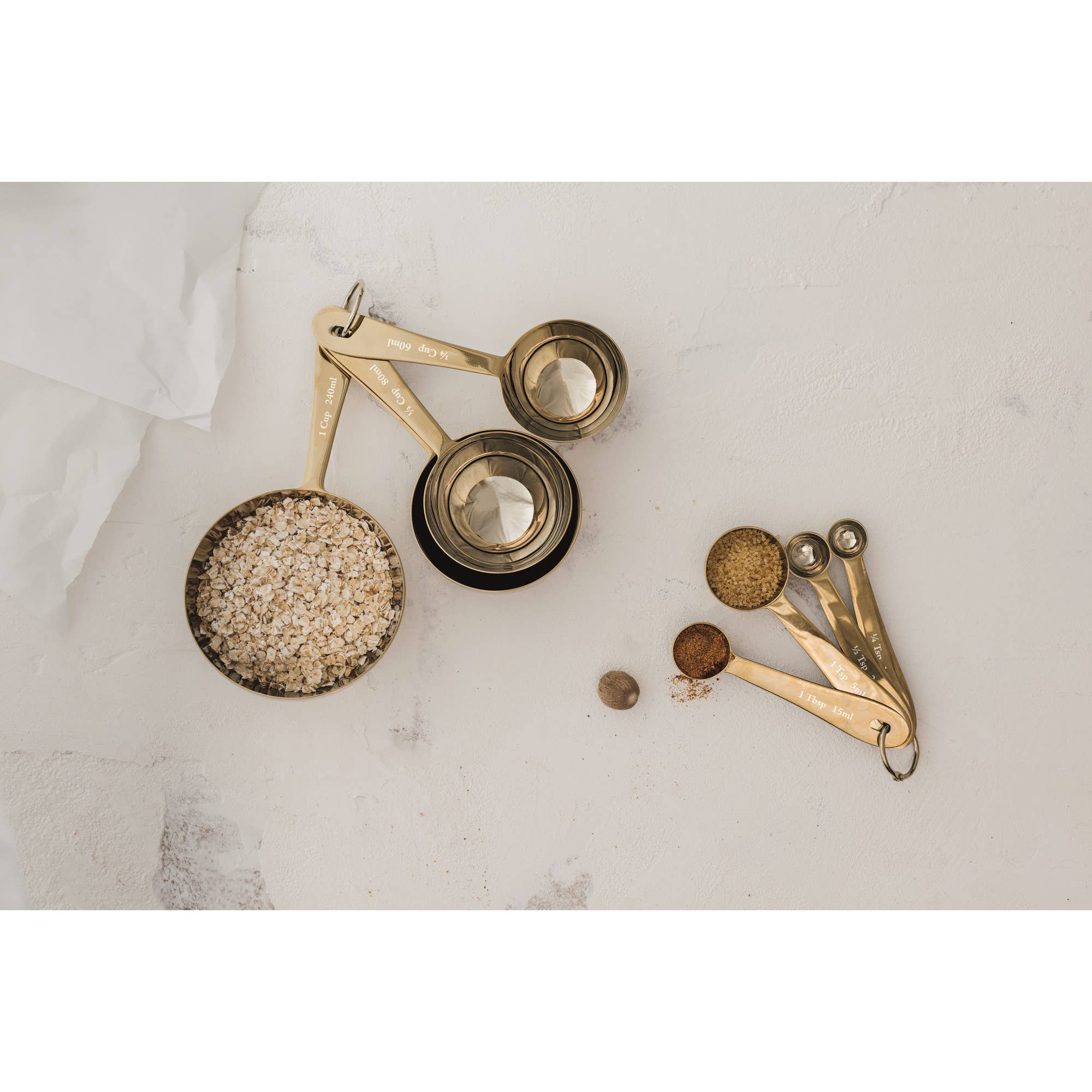 Danica Brands - Wholesale Measuring Spoon - Gold Measuring Spoons Set of 41