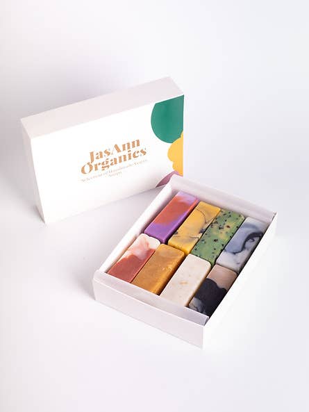 Small Selection of Handmade Soaps (Gift Box) for wholesale by JasAnn Organics