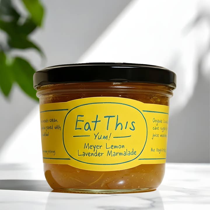 CASE Meyer Lemon Lavender Marmalade (6 JARS) for wholesale by Eat This Yum