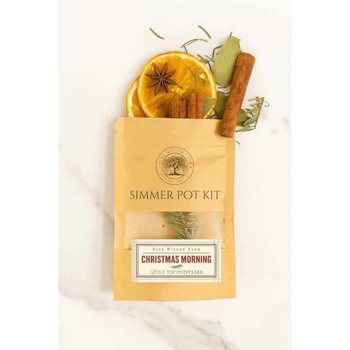 Christmas Simmer Pot Kit, Stocking Stuffer, Christmas Gift for wholesale by Blue Willow Farm
