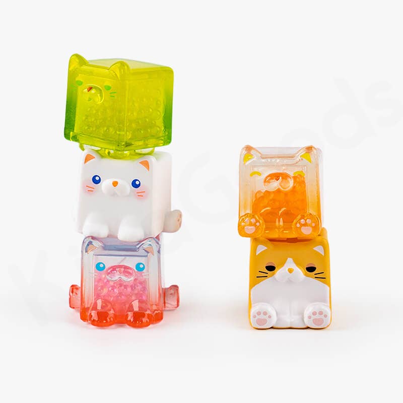 Mindzai Wholesale - Venta al por mayor Figura de juguete - Niños - Bolsa sorpresa de la serie Square Cat11