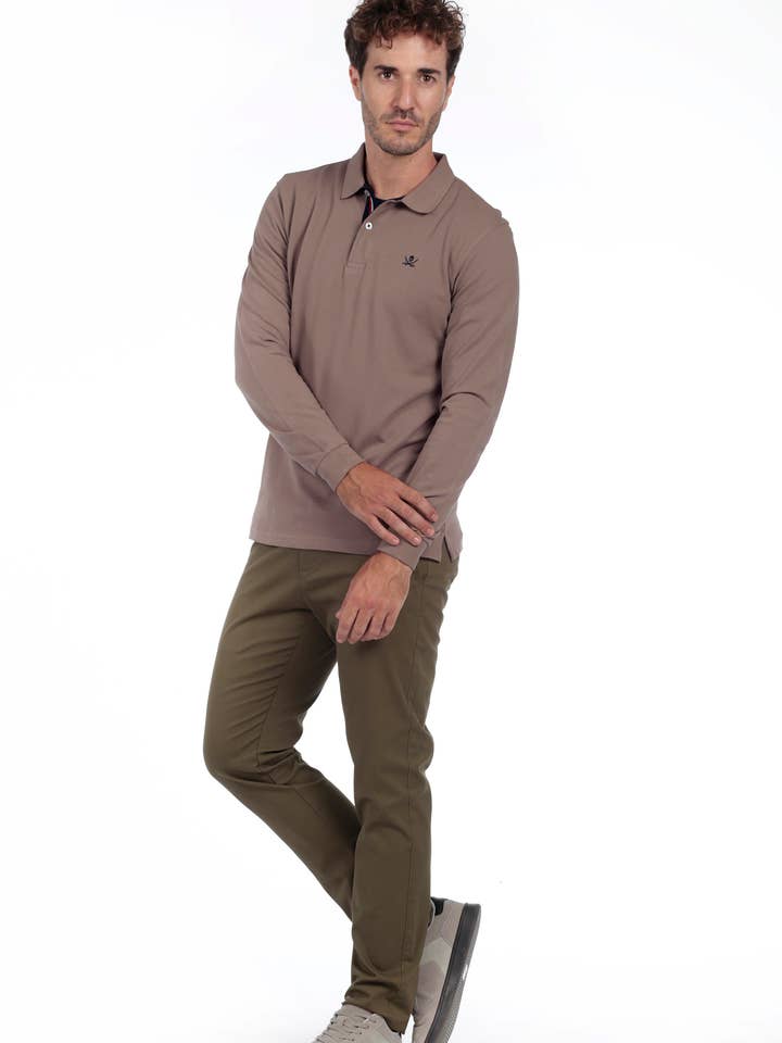 The Time of Bocha - Wholesale Polo - Men's - Men's Basic Polo The Time Of Bocha QI1PPOLO-SAND3