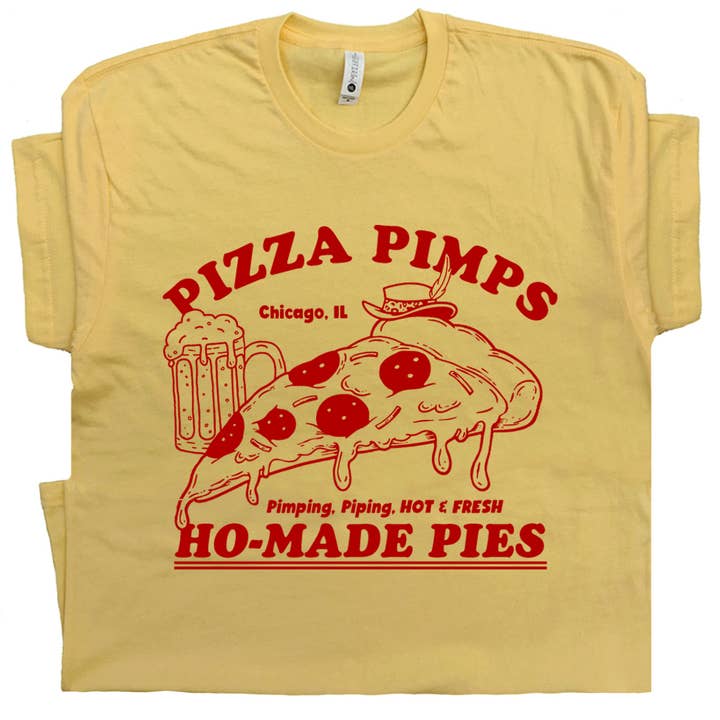 Pizza Shirt Funny Offensive Novelty T Shirt Food Beer Tee for wholesale by Shirtmandude Co