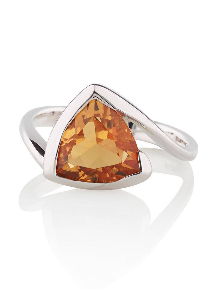 Amore Silver Ring med Citrin for engroshandel hos Manja