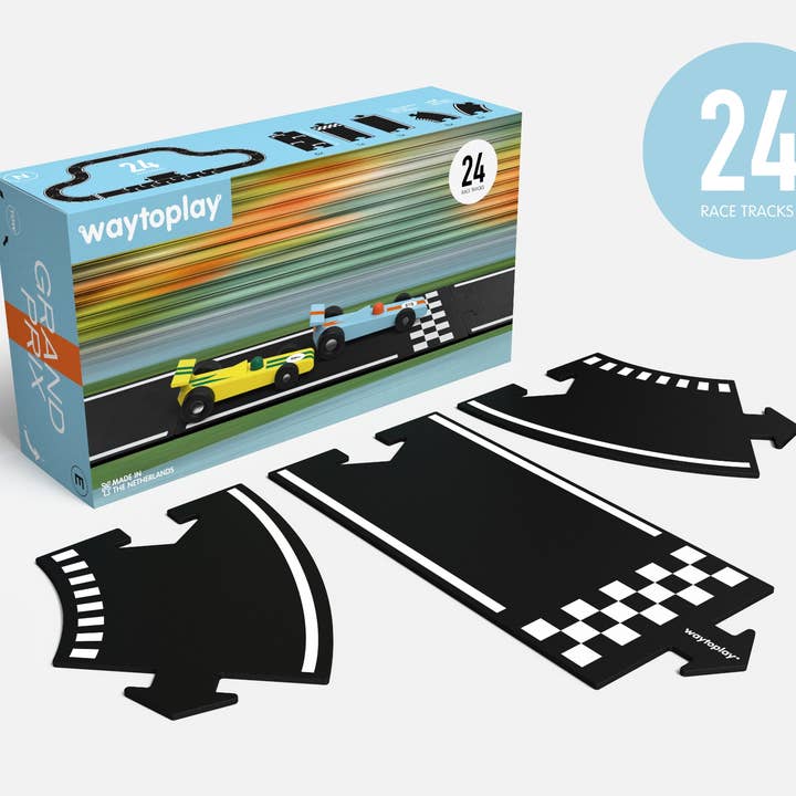 Waytoplay Toys - Wholesale Toy Set - Kids - Large Flexible Toy Race Track - Grand Prix