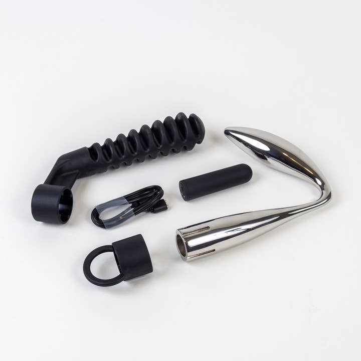 VELVET BRANDS - Wholesale Sex Toy - L'acier Reverb, Vibrating Stainless Anal Plug