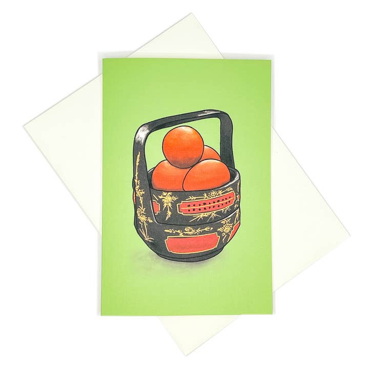 Malaysian Baby Red Egg Full Moon Card for wholesale by Zhi Wen Design