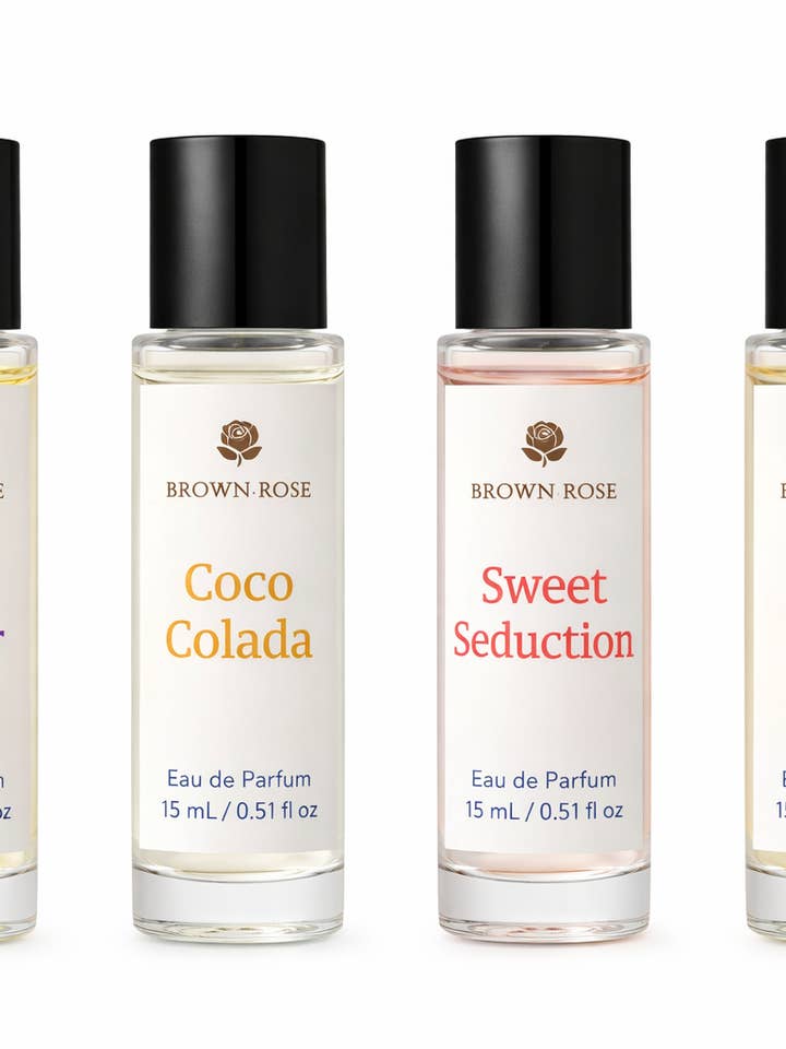 The Brown Rose Discovery Set – 5 x 15 mL for wholesale by The Brown Rose