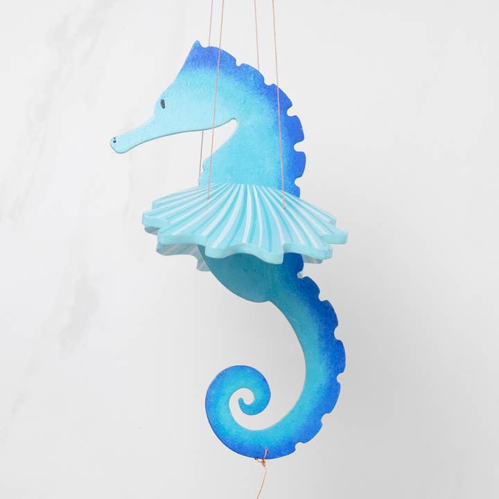 Tulia's Artisan Gallery - Wholesale Mobile - Seahorse Flying Mobile