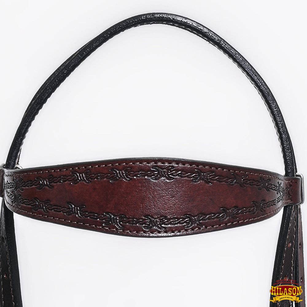 HILASON - Wholesale Horseback Riding Gear - HILASON Western Horse Headstall Breast Collar Set Tack Genuine American Leather | For Horses Headstalls134