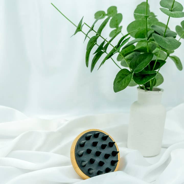 Bamboo Scalp Massager for wholesale by Greenland & Co