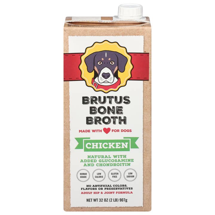 Everyday Supply Co - Wholesale Pet Food - Dog - Brutus Broth - Bone Broth Chicken - CS of 6-32 FZ