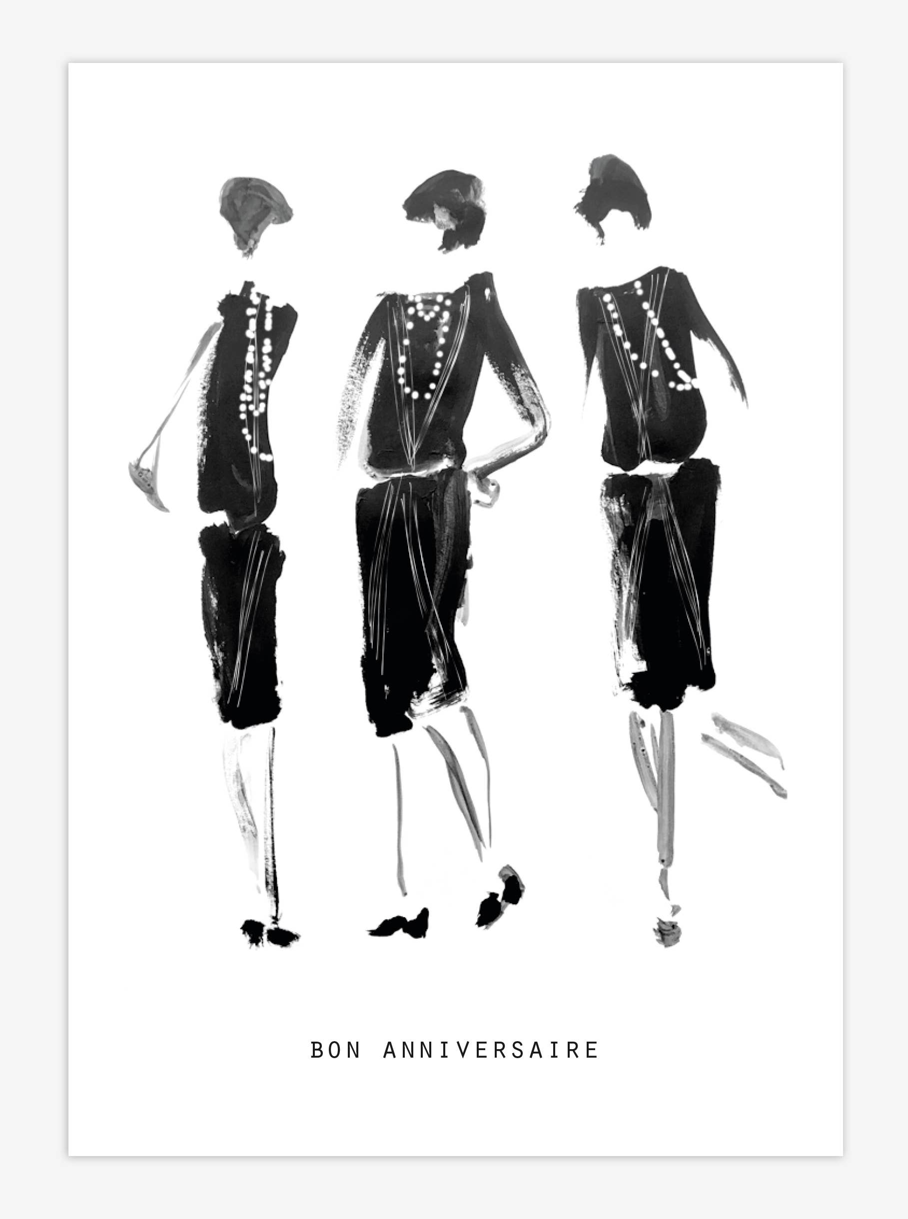 Atelier Tinika - Vendita all'ingrosso Biglietti di auguri - Biglietto d'auguri - Chanel1