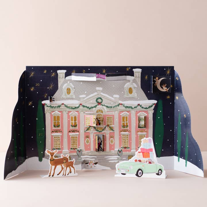 Halfpenny Postage - Wholesale Advent Calendar - Holiday at Curious Manor - Advent Calendar1