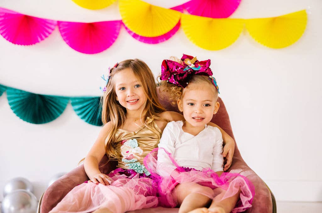 Lily and Momo - Wholesale Haarband - Kinderen - Seashell hoofdband - oceaanblauw2