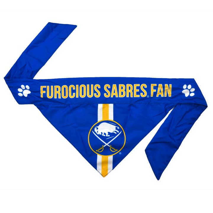 Bandana réversible pour animaux de compagnie NHL Buffalo Sabres pour la vente par Little Earth Productions