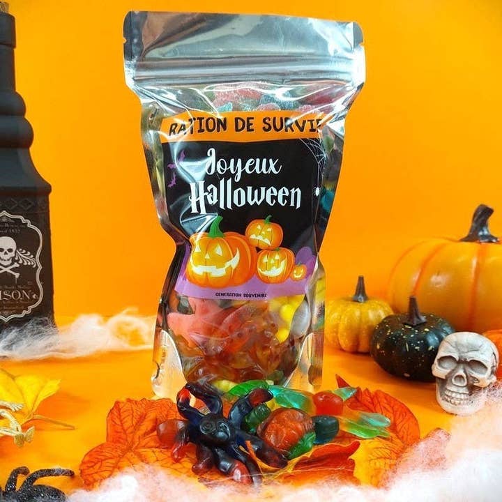 Génération Souvenirs - Wholesale Gummy - Survival Ration - Doypack Halloween candies - 500g