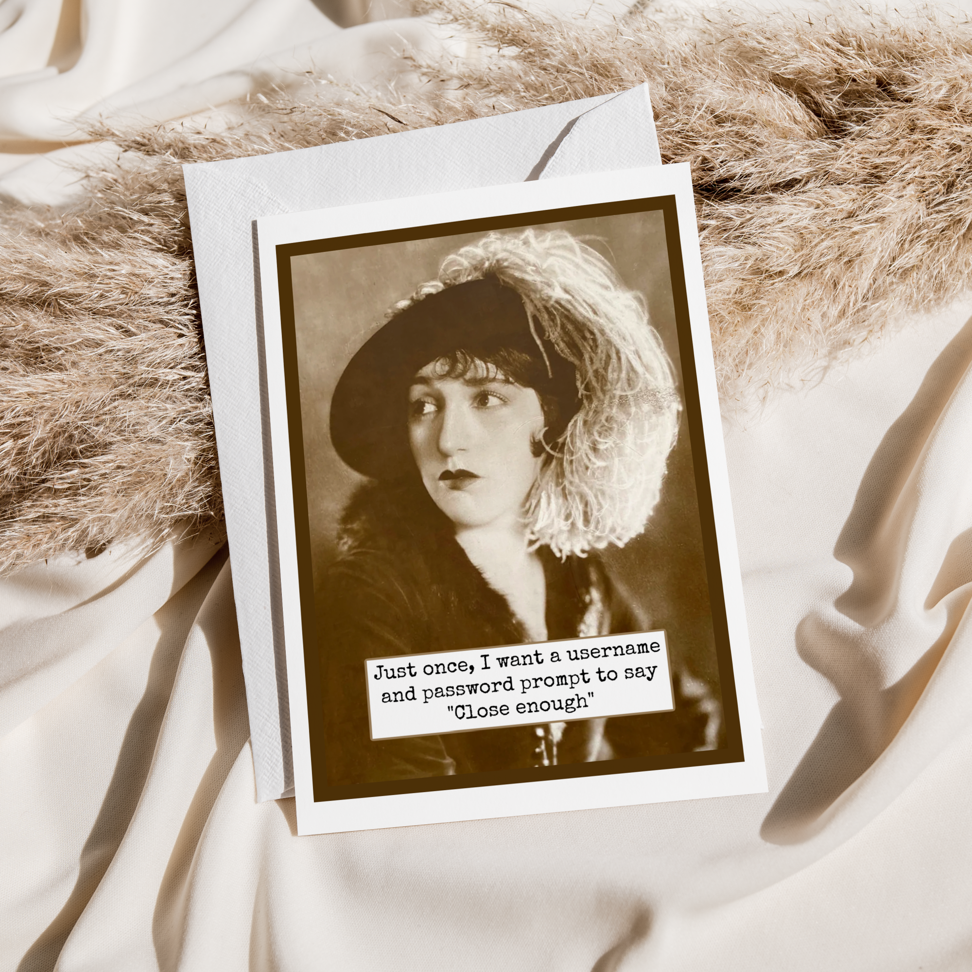 Raven's Rest Studio - Wholesale Everyday Greeting Card - Funny Greeting Card. Just Once, I Want a Username...1