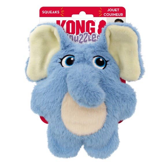 KONG® Snuzzles Kiddos Elephant Dog Plush Toy Small for wholesale by Pet Palette Distribution