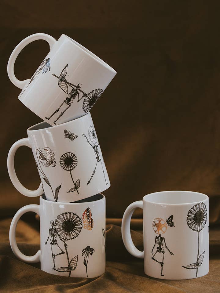 Pushing Daisies Mug Collection for wholesale by Wings Hawaii