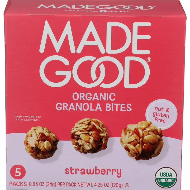Made Good Strawberry Granola Minis, 4.25 oz for wholesale by KeHE Distributors, LLC