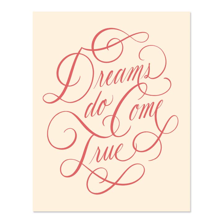 Dreams Do Come True Art Print for wholesale by By Amanda Fitz