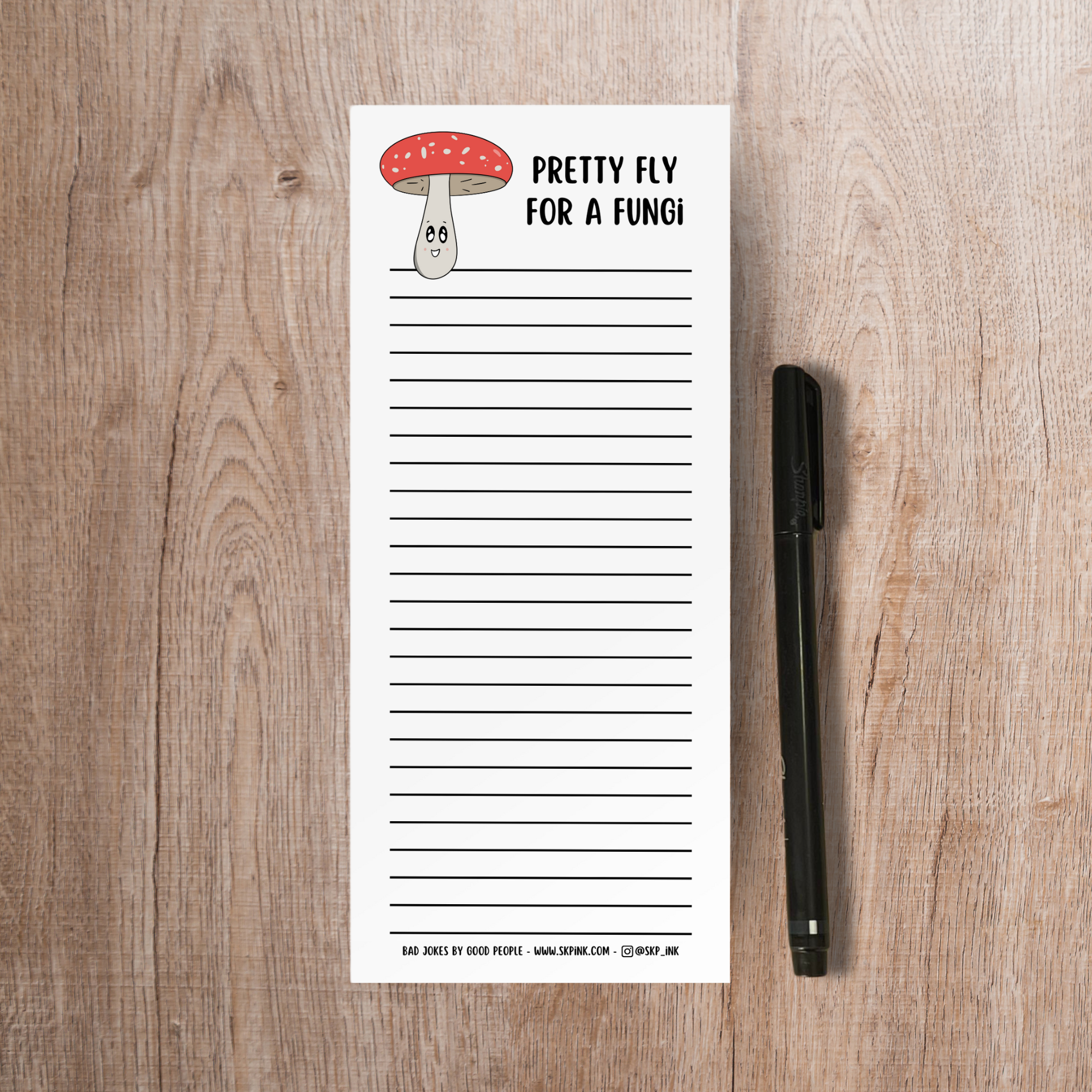 SKP ink – Engroshandel Notesblok – Sjov champignonnotesblok | Smuk flue til et svampepapir1