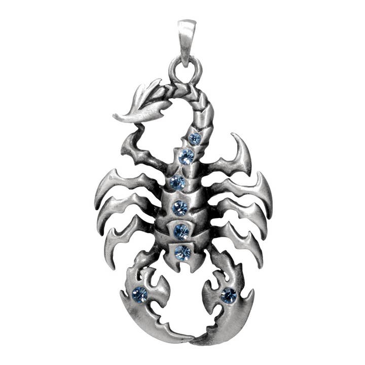 Blue Scorpion Pendant for wholesale by Pacific Trading