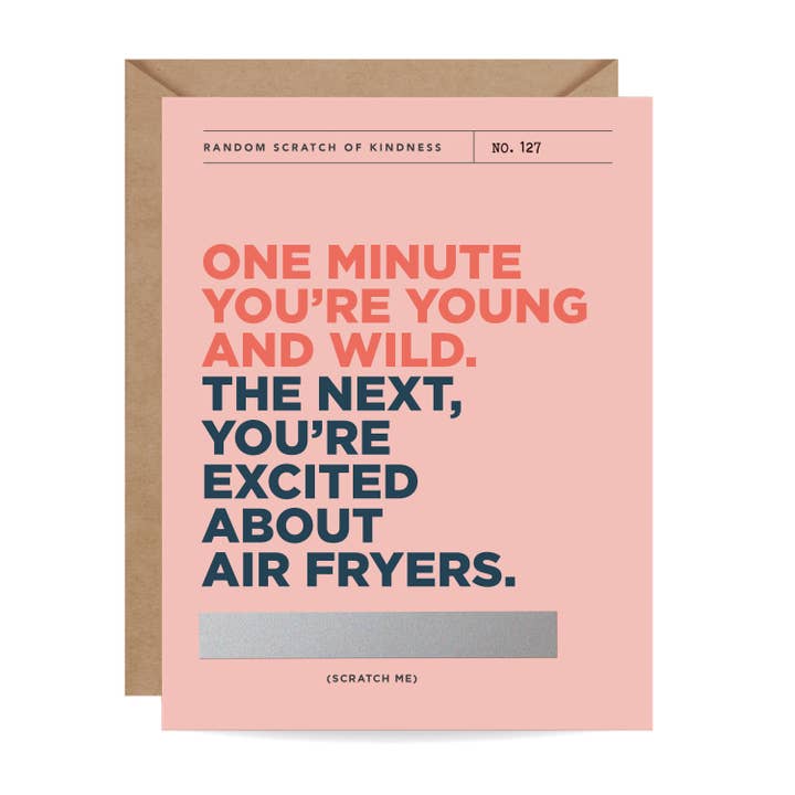 Inklings Paperie - Wholesale Friendship card - Scratch-off Card - Air Fryers - Friendship/Birthday 2