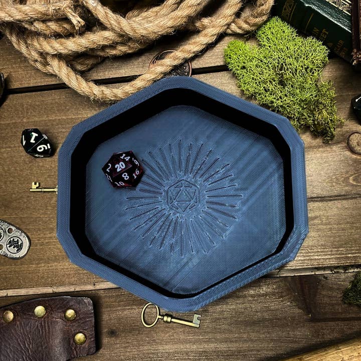 Minva Tabletop Design Co - Wholesale Dice - D20 Hexagon Dice Tray