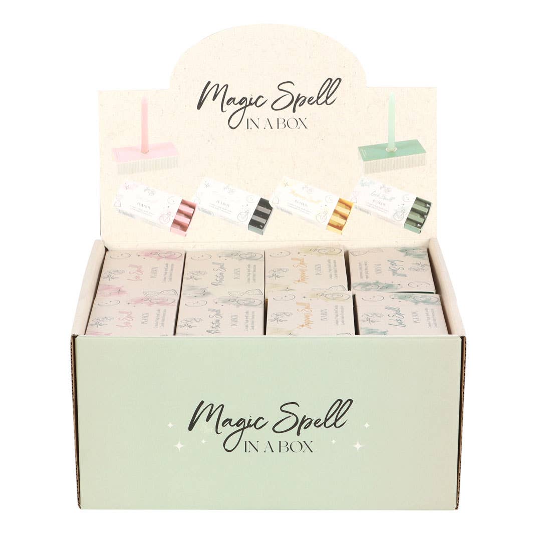 Something Different Wholesale - Wholesale Meditation supplies - Set of 32 Magic Spell Candle Boxes in Display3
