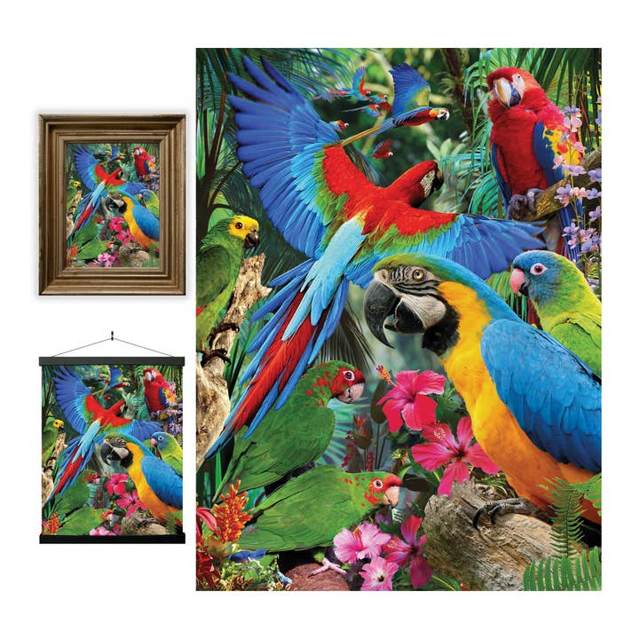 3D LiveLife Posters - Parrot Pandemonia for wholesale by Deluxebase
