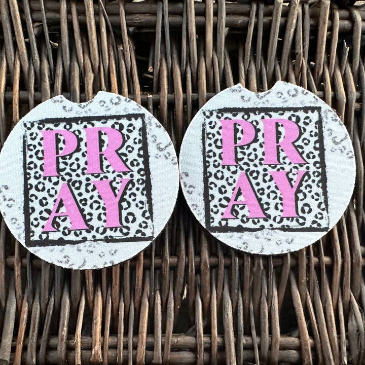 Sous-verres Pray Car pour la vente par Evie Rose