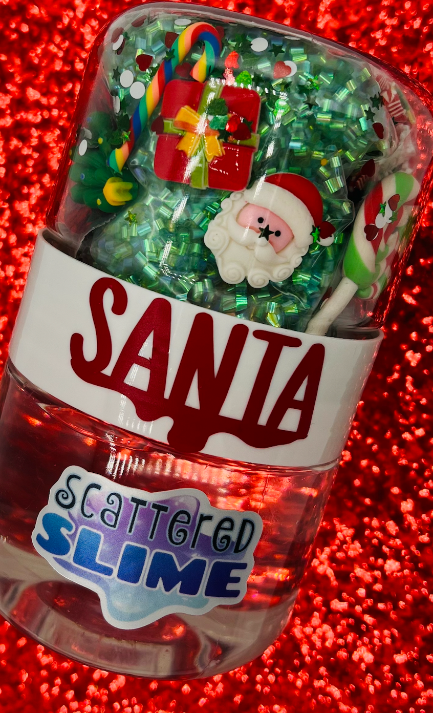 Scattered Slime - Wholesale Putty/slime – Child - SANTA Christmas Slime Kit2