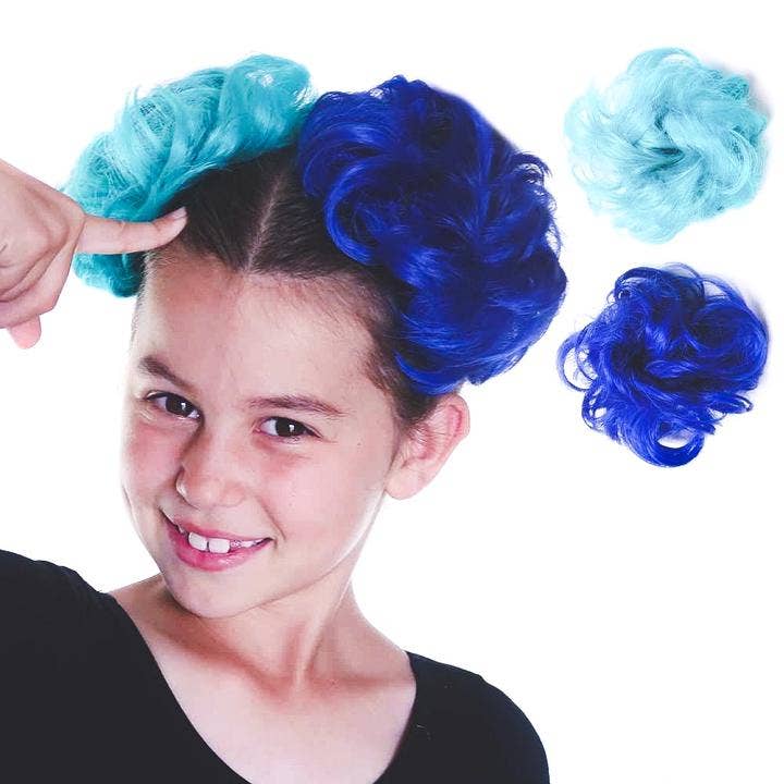 Magic Manes - Wholesale Hair Tie - Kids - Neptune Magic Puffs Hair Buns - Pack of 2 0