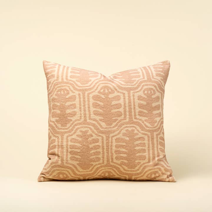 20x20 Oleander Pillow, Terracotta for wholesale by Indaba Trading