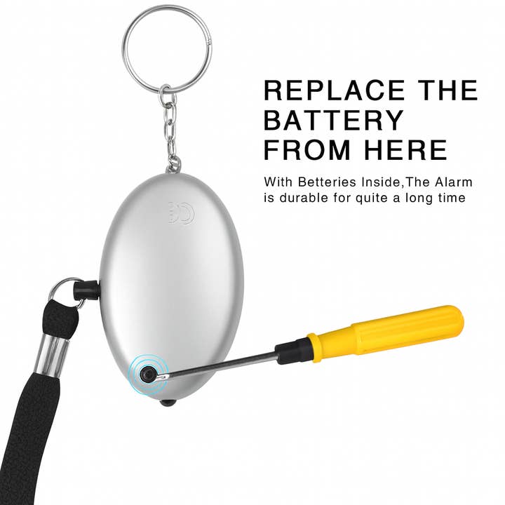 Infinite Basics - Wholesale Keychain – Unisex - 2-Pack Personal Security Alarm Keychain with LED Light6