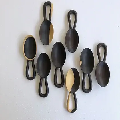 QÄSA QÄSA - Wholesale Kitchen Spoon - African Blackwood Scoop6