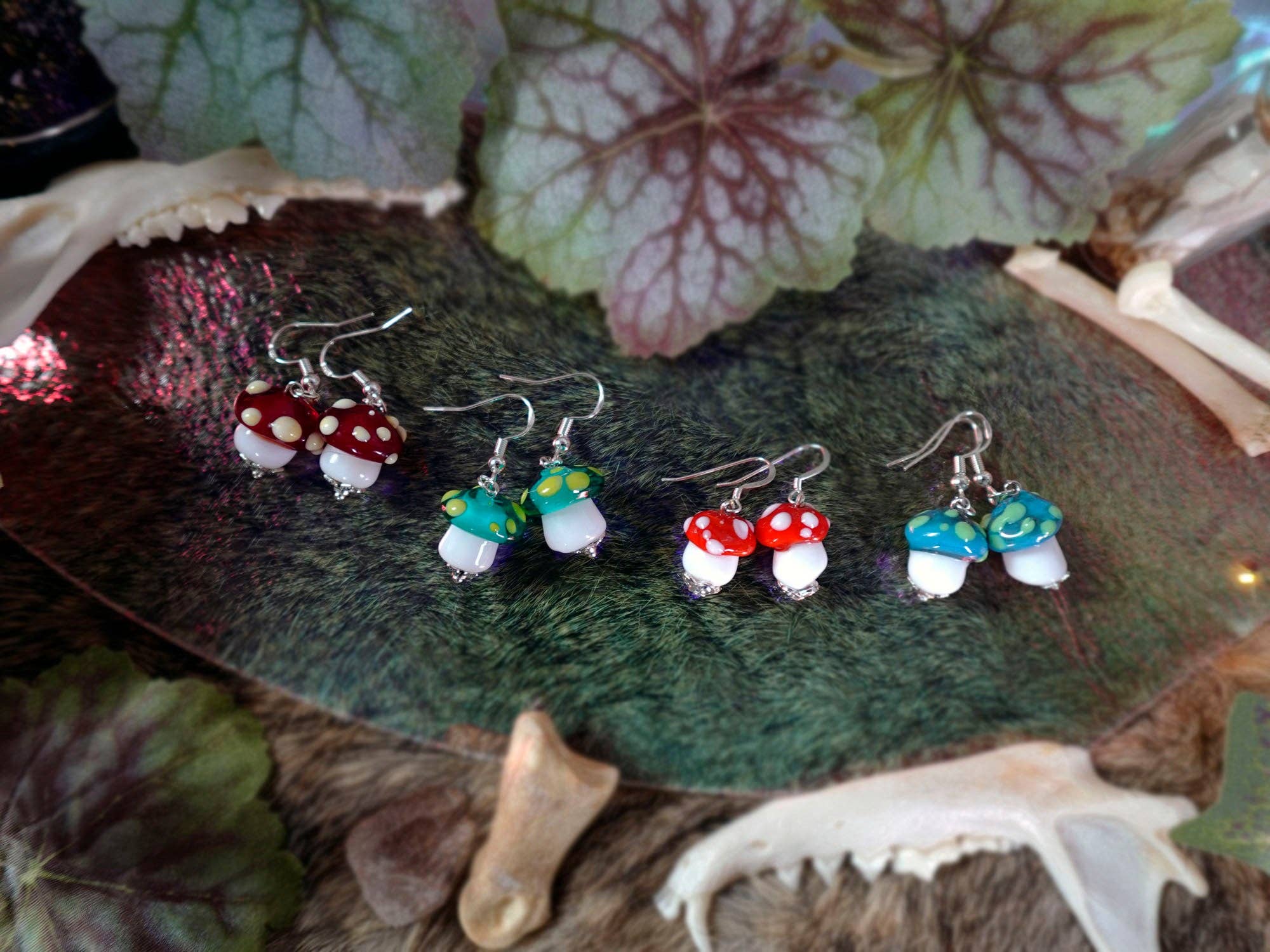 Tia Kinsman - Wholesale Jewelry Set - Mushroom Earring Sets1